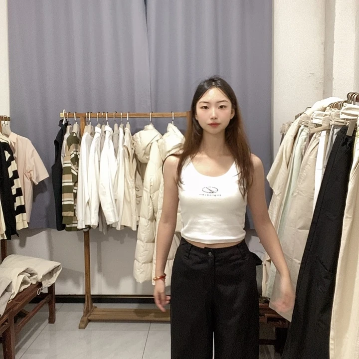 1209 L码 黑色直筒