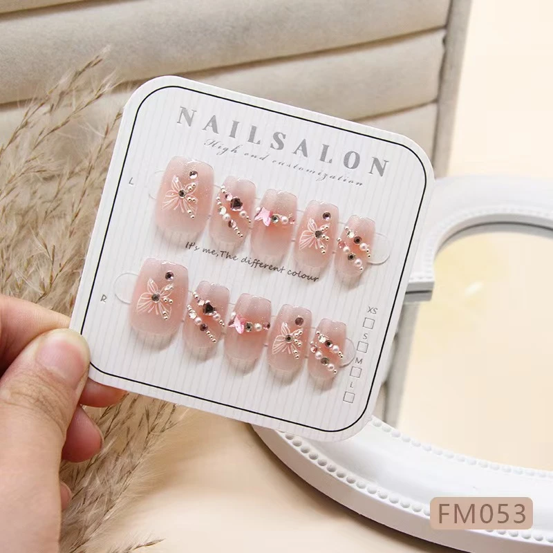 【镜月蝶】非纯手工穿戴甲两单包邮 全码数任选