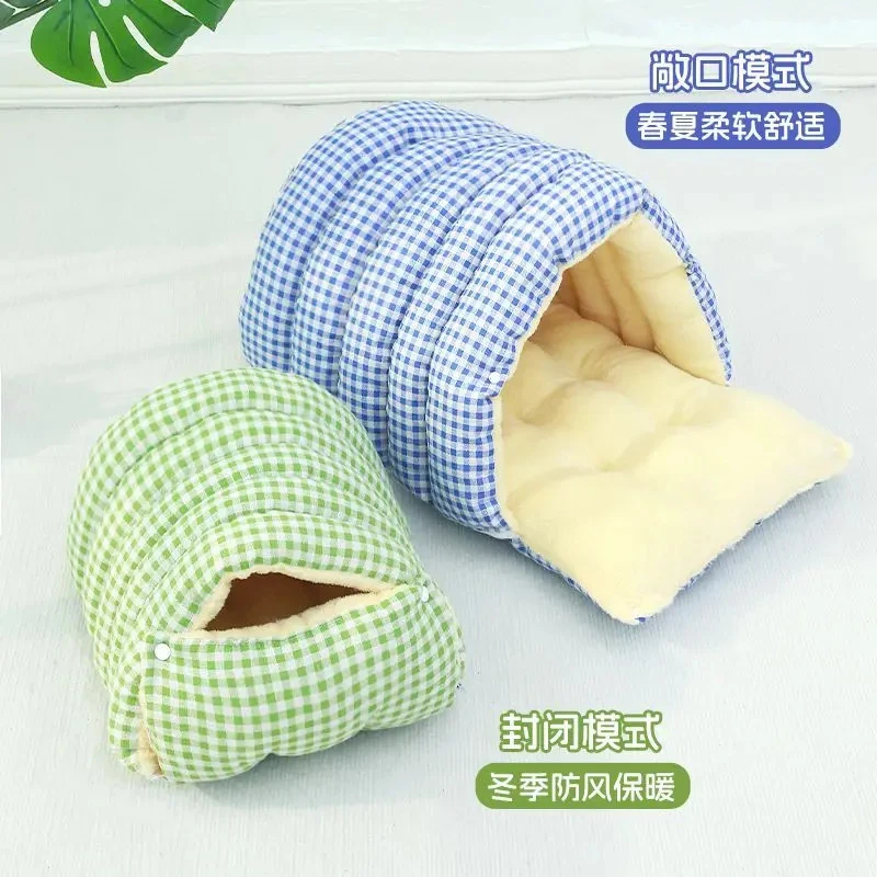 秋冬新款宠物封闭窝猫咪躲猫猫窝可拆洗狗窝泰迪比熊加厚保暖棉窝