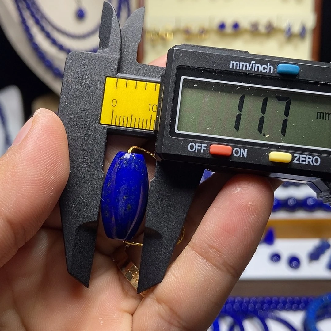 未镶嵌青金石高品 桶珠11.7/22