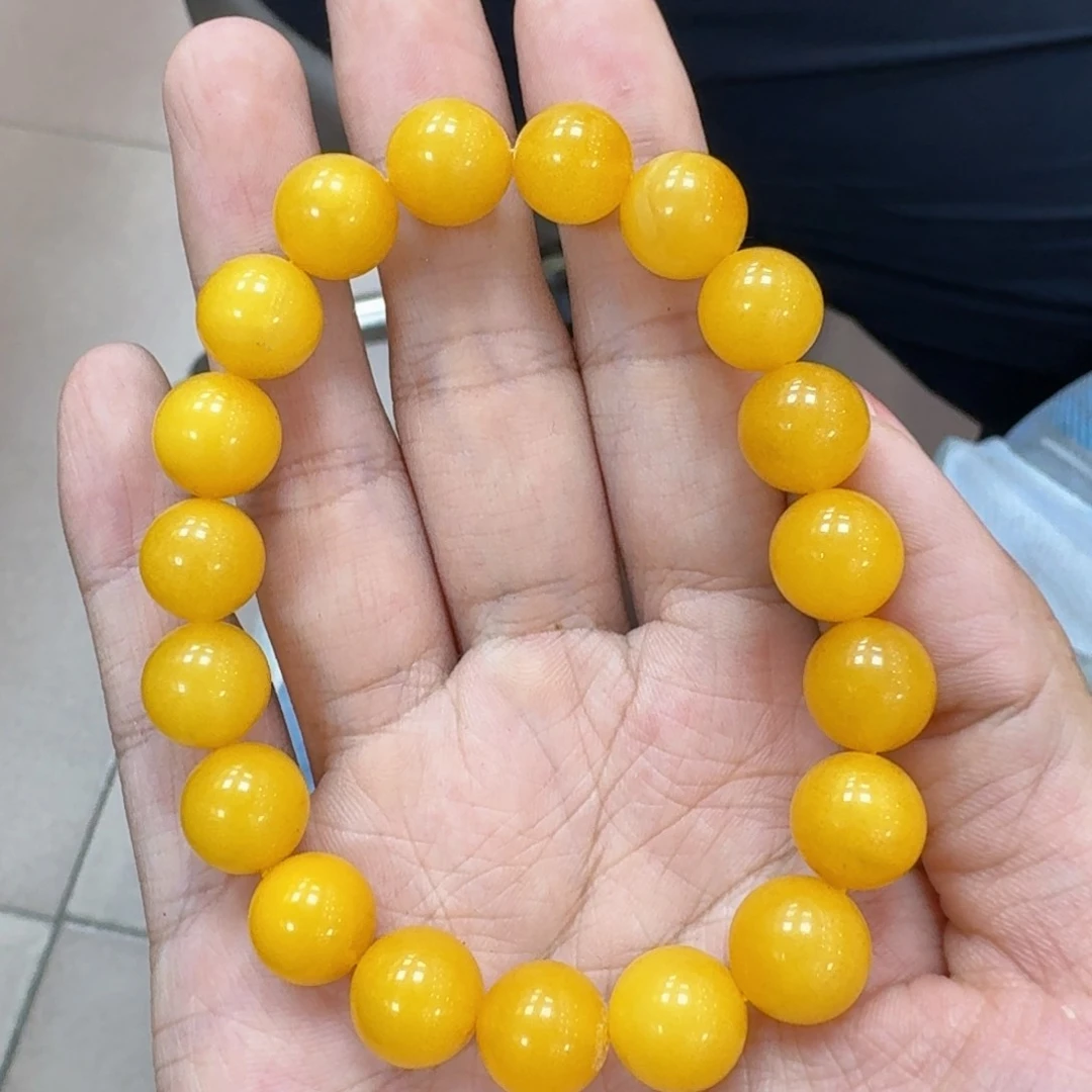 未镶嵌蜜蜡手串多样性拍一发一