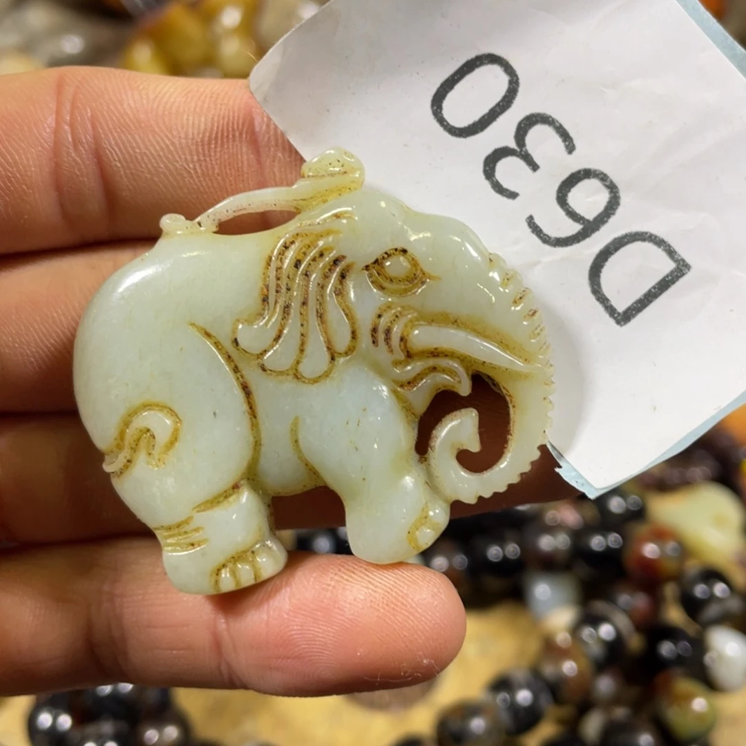 和田玉吊坠(不含链)未镶嵌