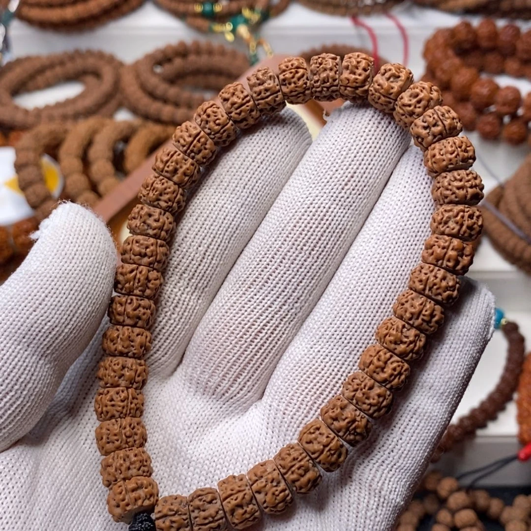 手串金刚菩提五瓣龙切老树王，尺寸11