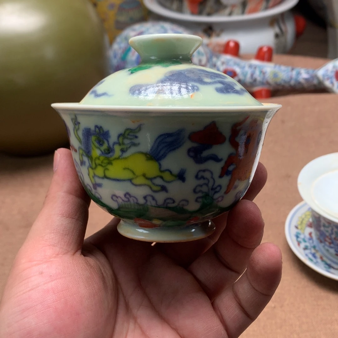 广***子摆件旧藏瓷器旧藏瓷器