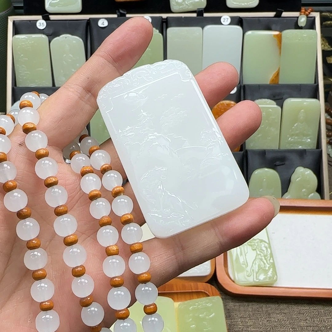 海***子昆仑山料一物一拍双面虎