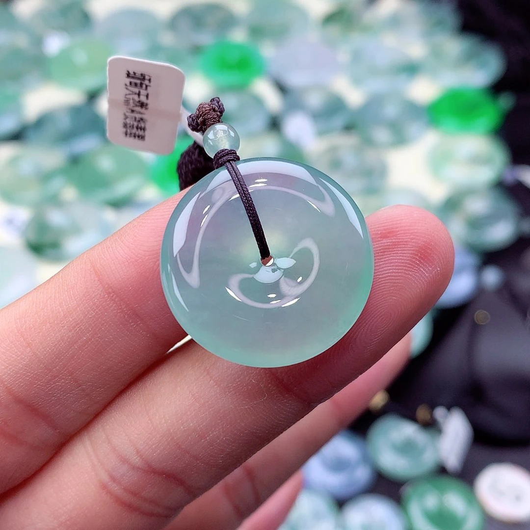 颈饰未镶嵌翡翠编号33 尺寸24.1-5.7