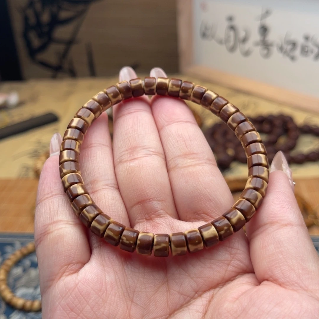 紫金鼠手串75花皮药片