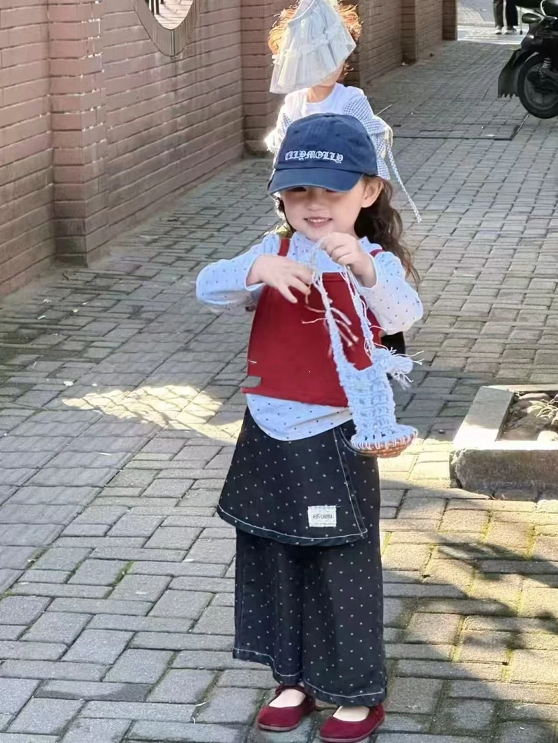 2025春夏女童新款韩版宽松百搭洋气三件套90-130