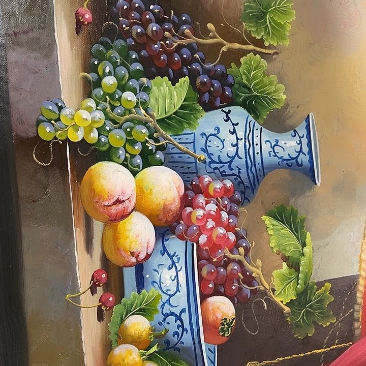 油画恭喜嘻嘻仔仔细细