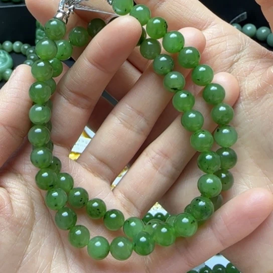 和田玉（碧玉）项链未镶嵌