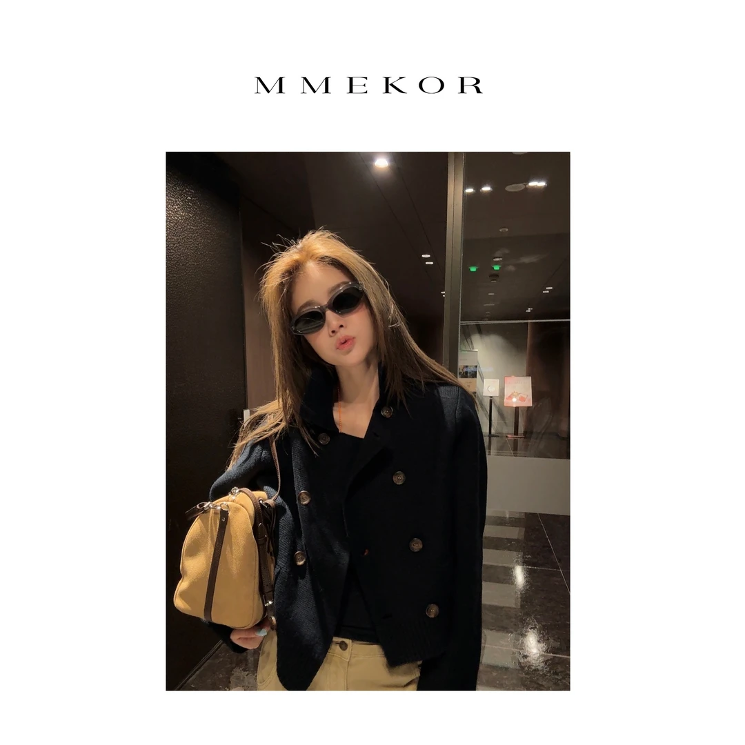 MMEKOR“剑桥故事”毛衣 2025新款秋款静奢老钱风时髦上衣 30680