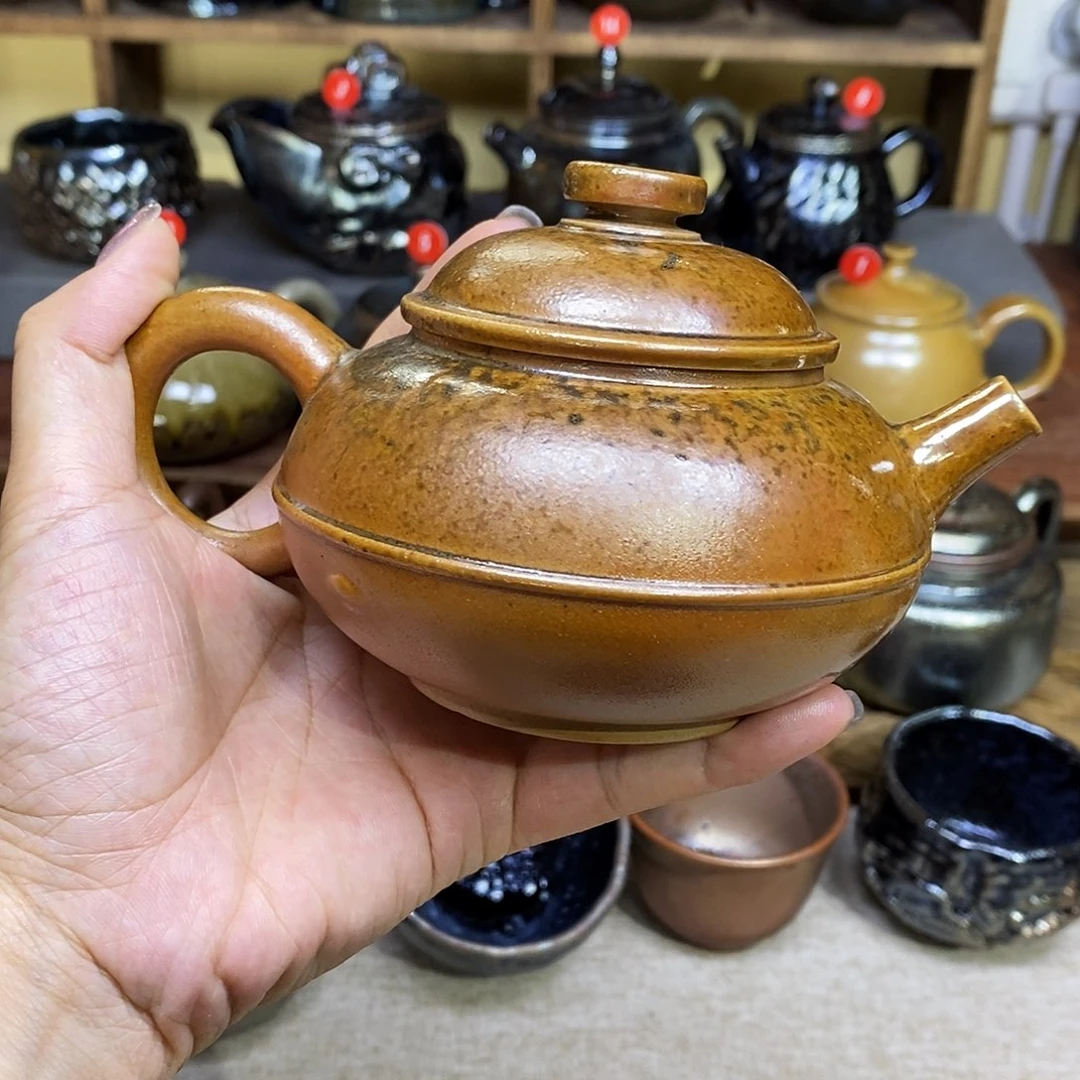 云南建水柴烧白泥微瑕壶
