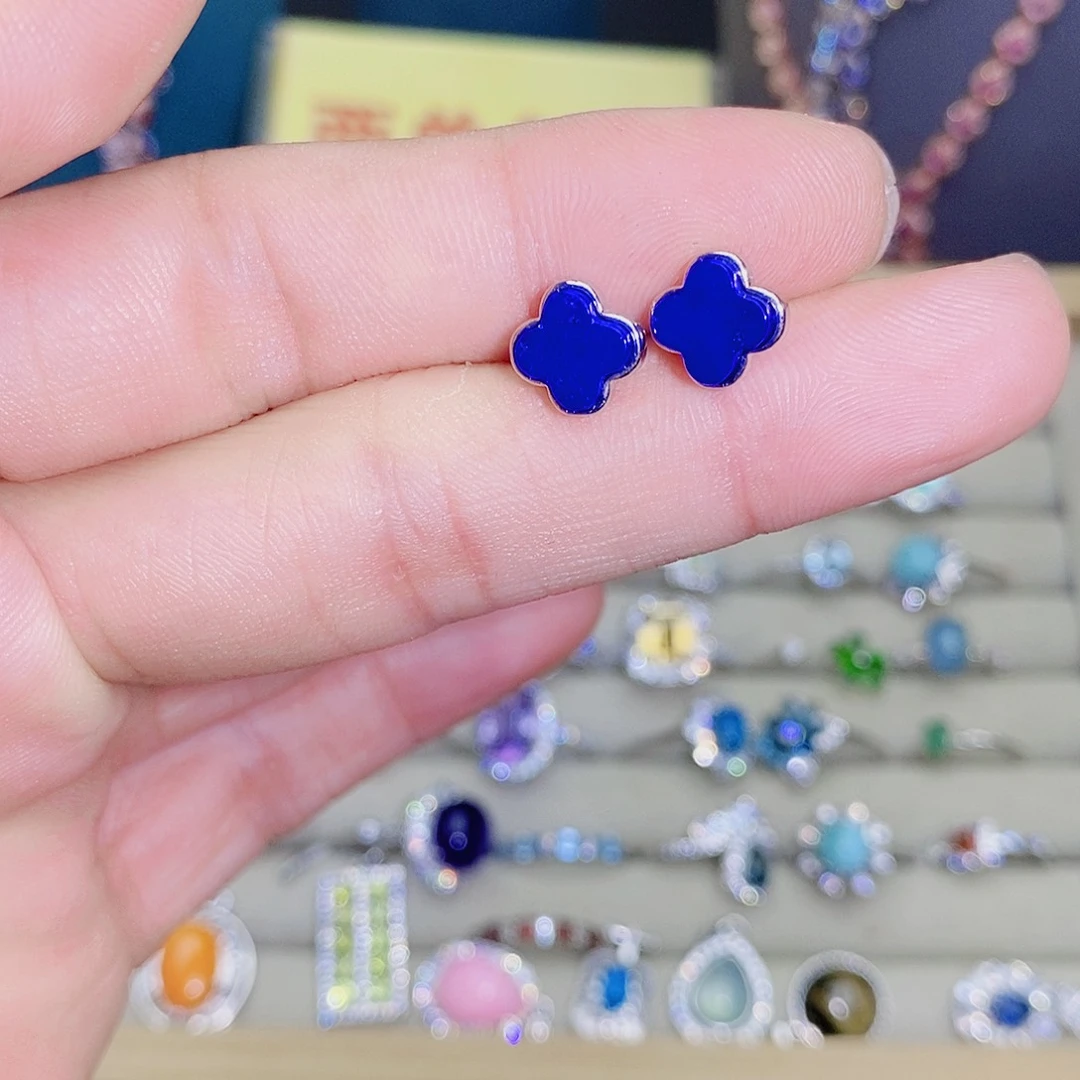 水晶耳饰未镶嵌566