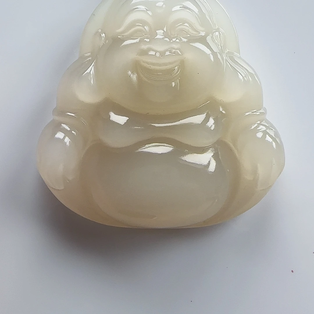 和田玉足金镶嵌吊坠(赠链)45