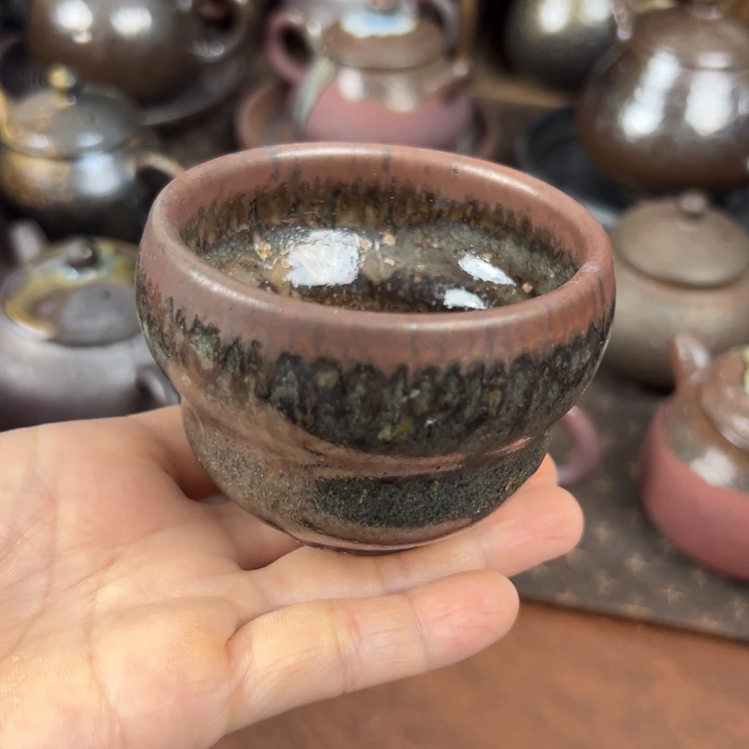 柴烧柴烧茶器主人杯