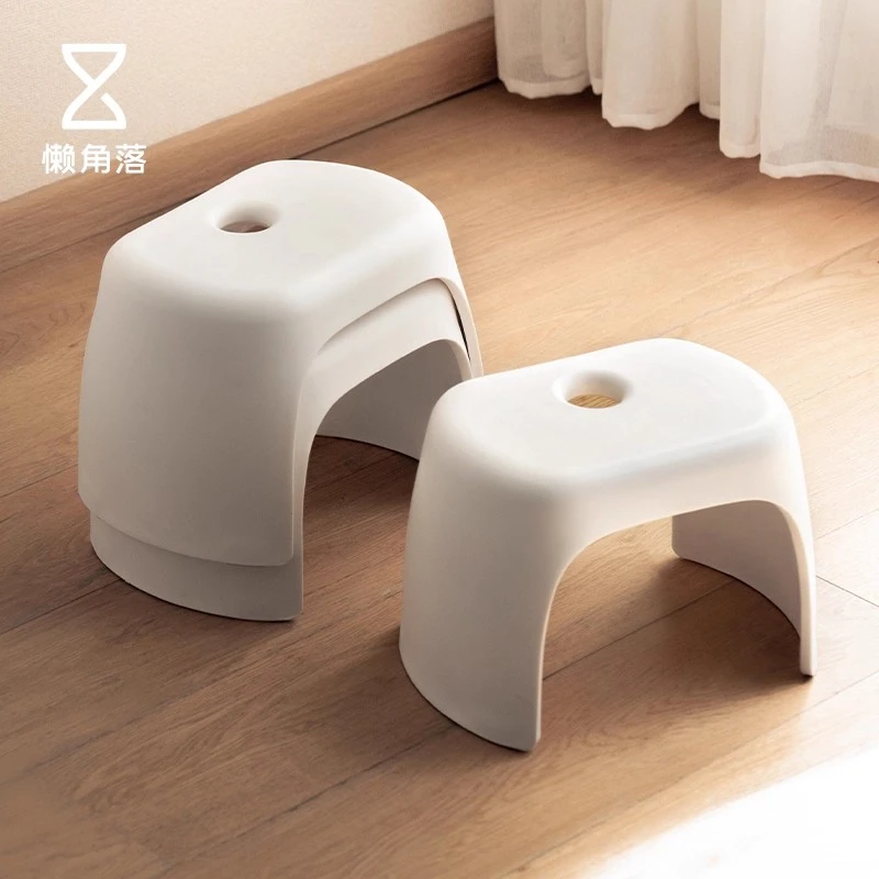 懒角落小凳子家用矮凳小板凳儿童塑料椅子门口进门换鞋凳踩脚凳子