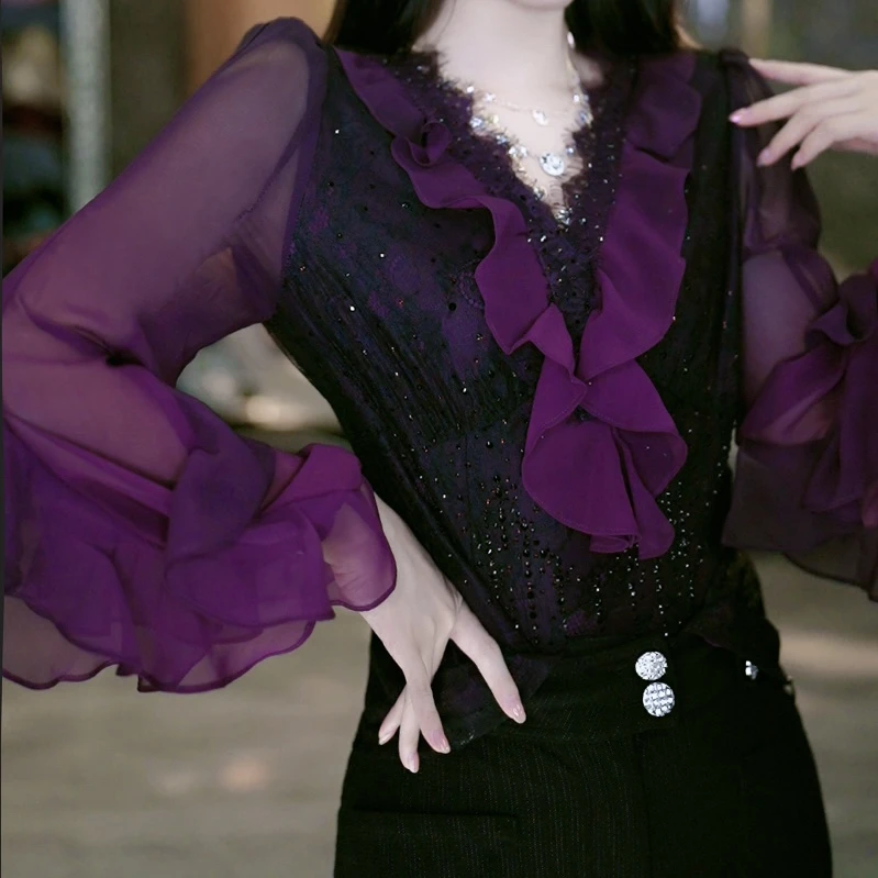 8-3【沉鱼落雁】重工时尚气质百搭上衣