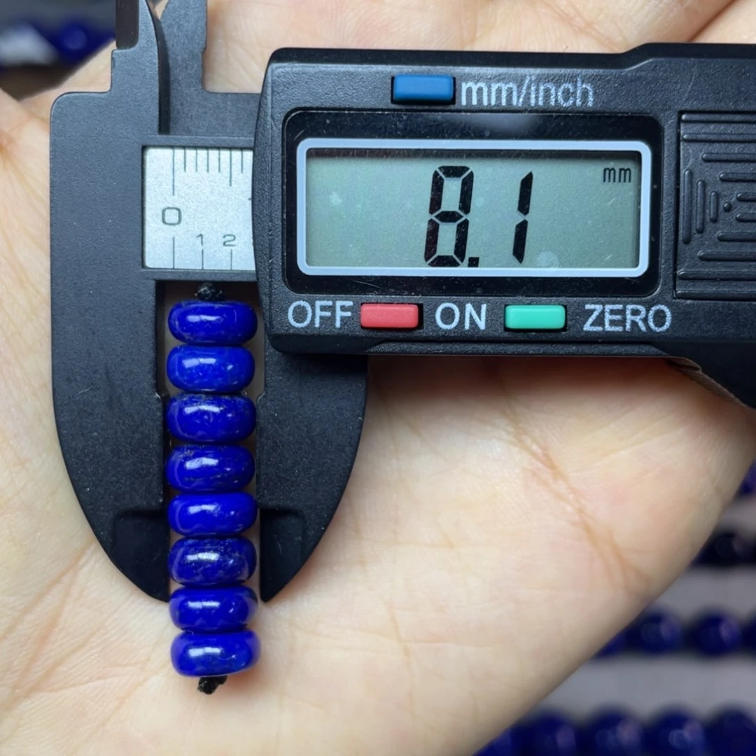 青金石未镶嵌8mm隔片配饰