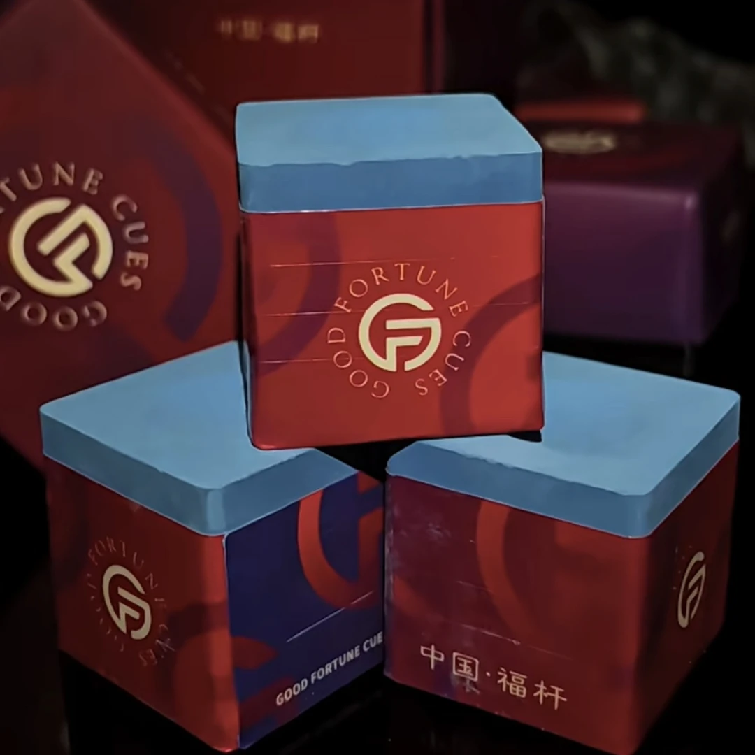 福杆巧克台球杆专用巧克粉黑八斯诺克油性细腻粉质盒装巧粉