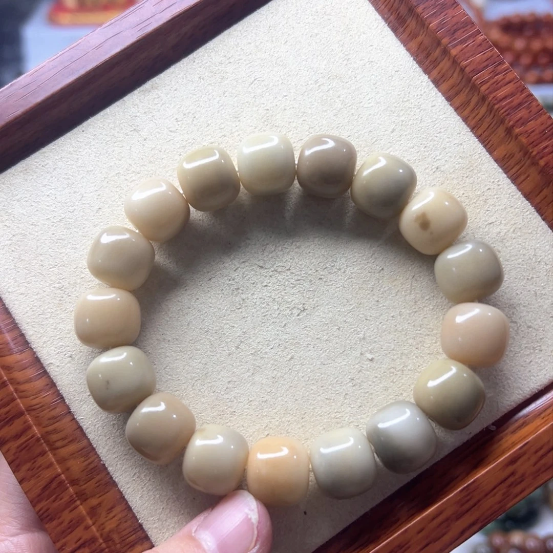 菩提根/象牙果手串酷***团奶咖飘花