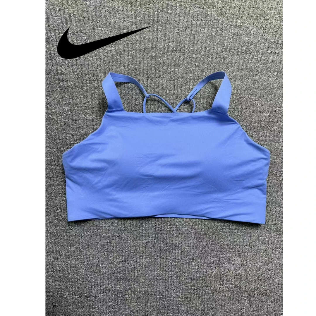 Nike Swoosh纯色中强度支撑运动内衣背心 女款 CJ0545-478