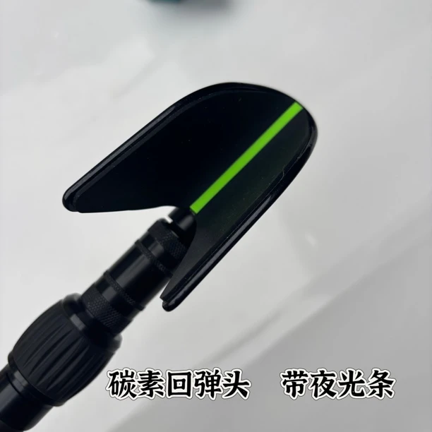 升级款自动回弹支架头钓鱼竞技炮台支架头黑坑竿架羊角头鱼竿配件