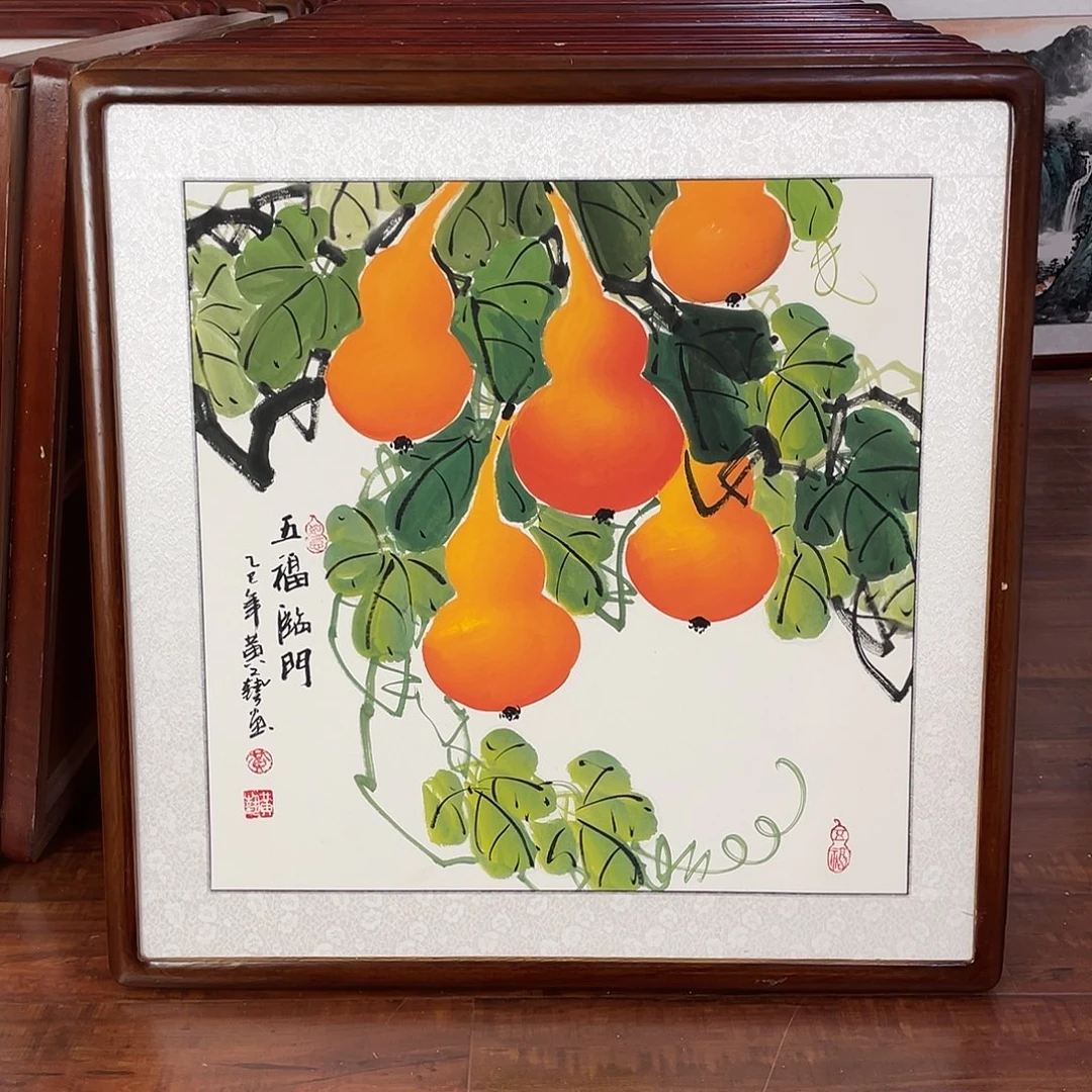 国画带框尺寸63*63厘米