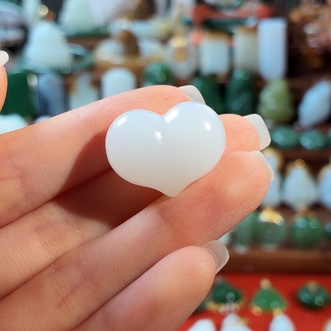 和田玉未镶嵌吊坠(不含链)T