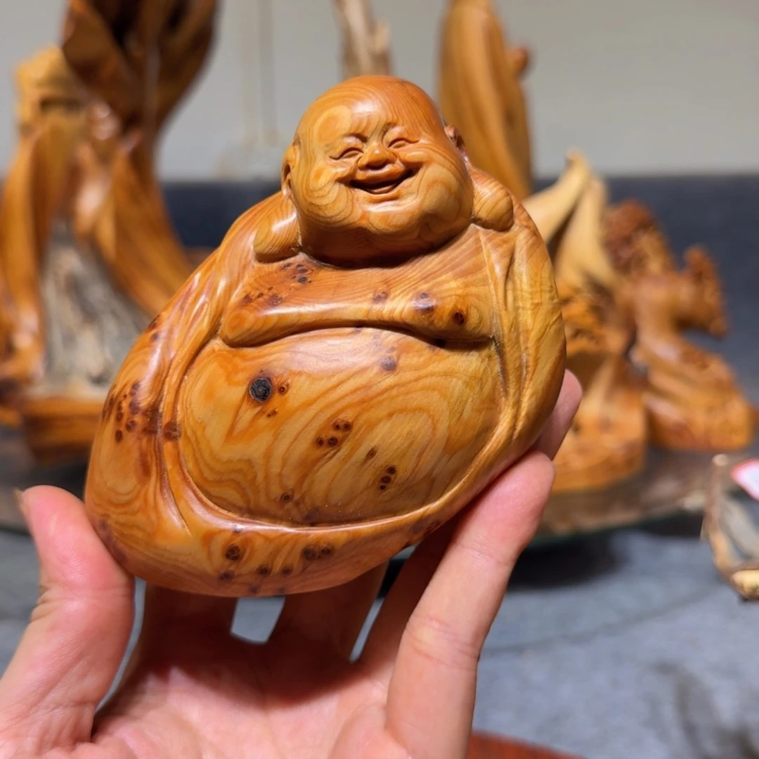 柏木崖柏手把件摆件