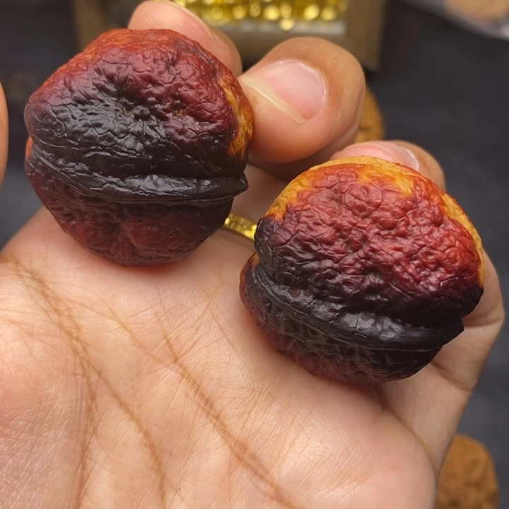 把件文玩核桃34尺肌肉蛙