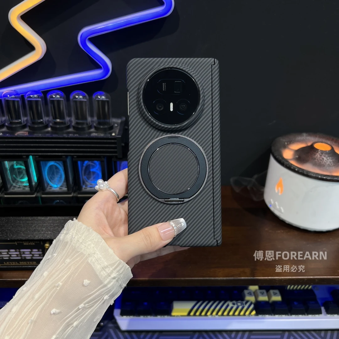 适用于荣耀magicv5手机壳支架v5折叠屏磁吸保护套新款超薄个性