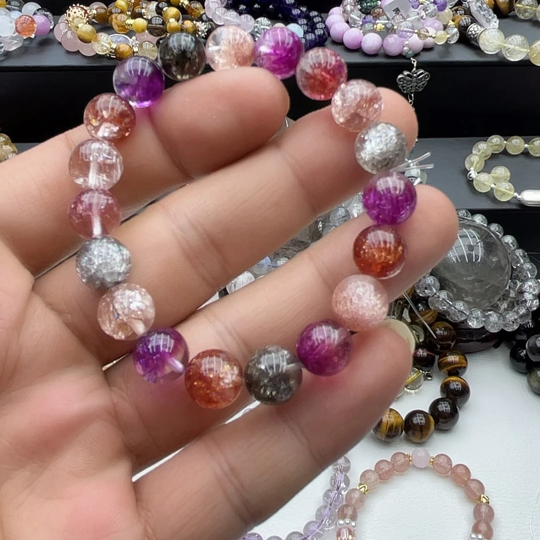 水晶手链未镶嵌彩超七