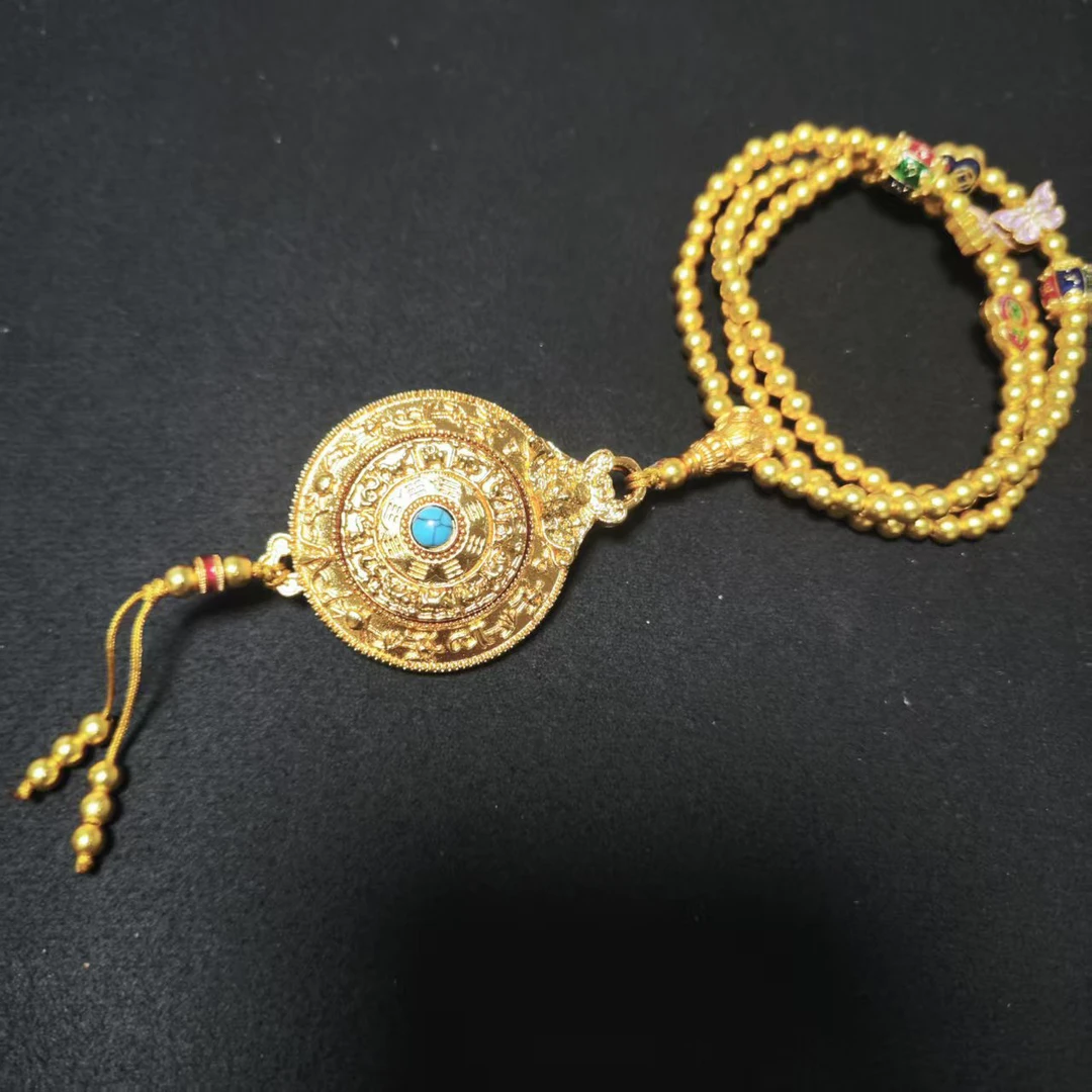 九宫八卦罗盘吊坠项链153-hl