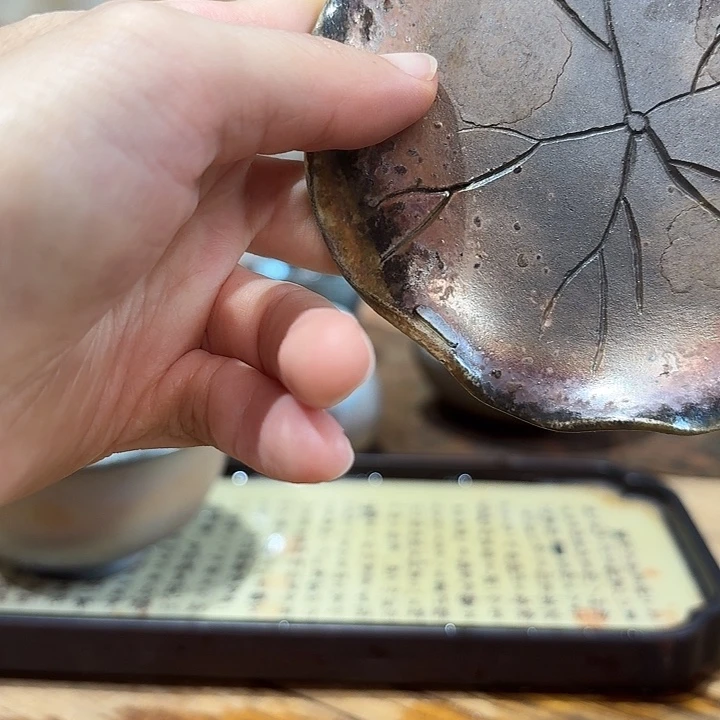 自***遥坭兴陶柴烧全手工原矿泥料杯