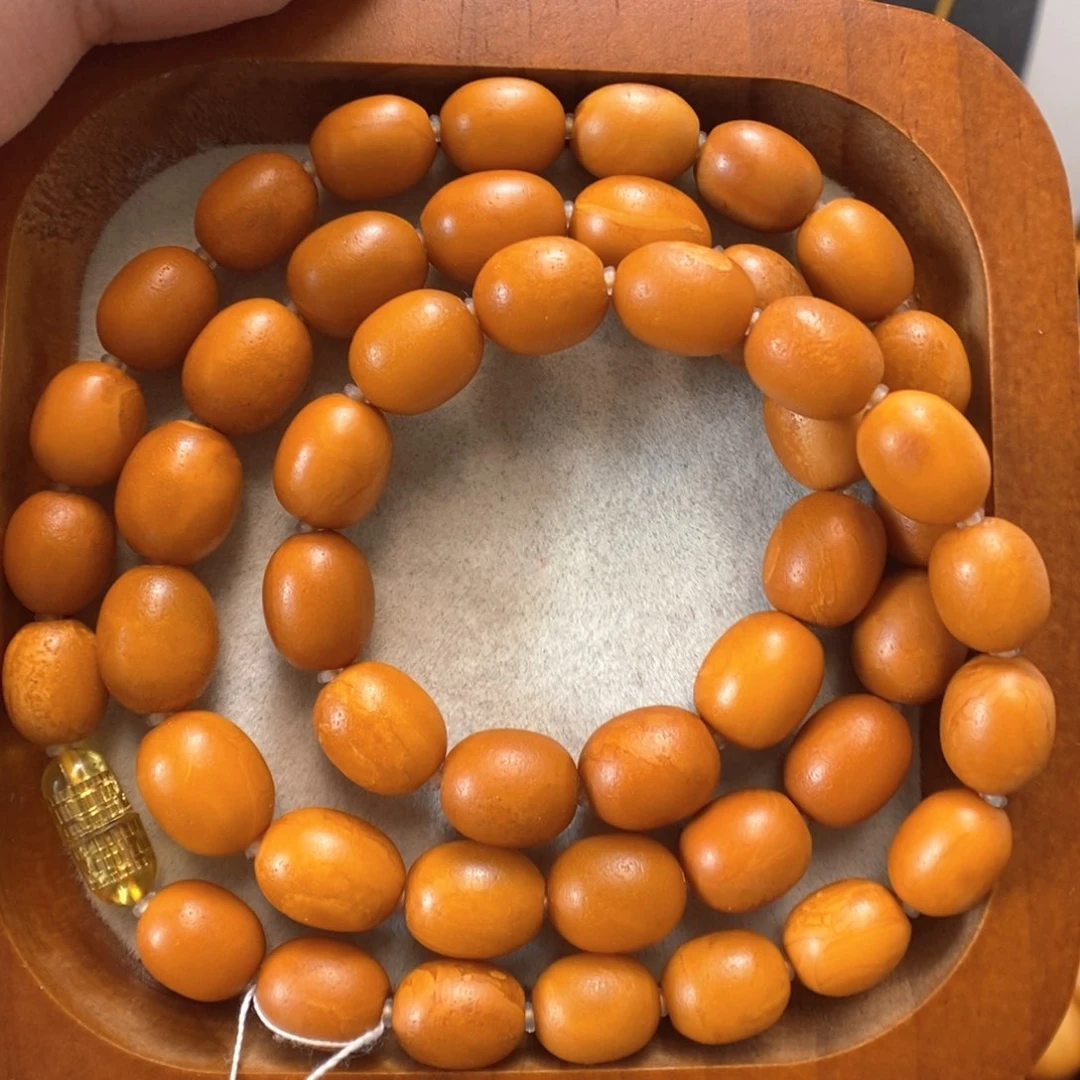 未镶嵌项链蜜蜡项链