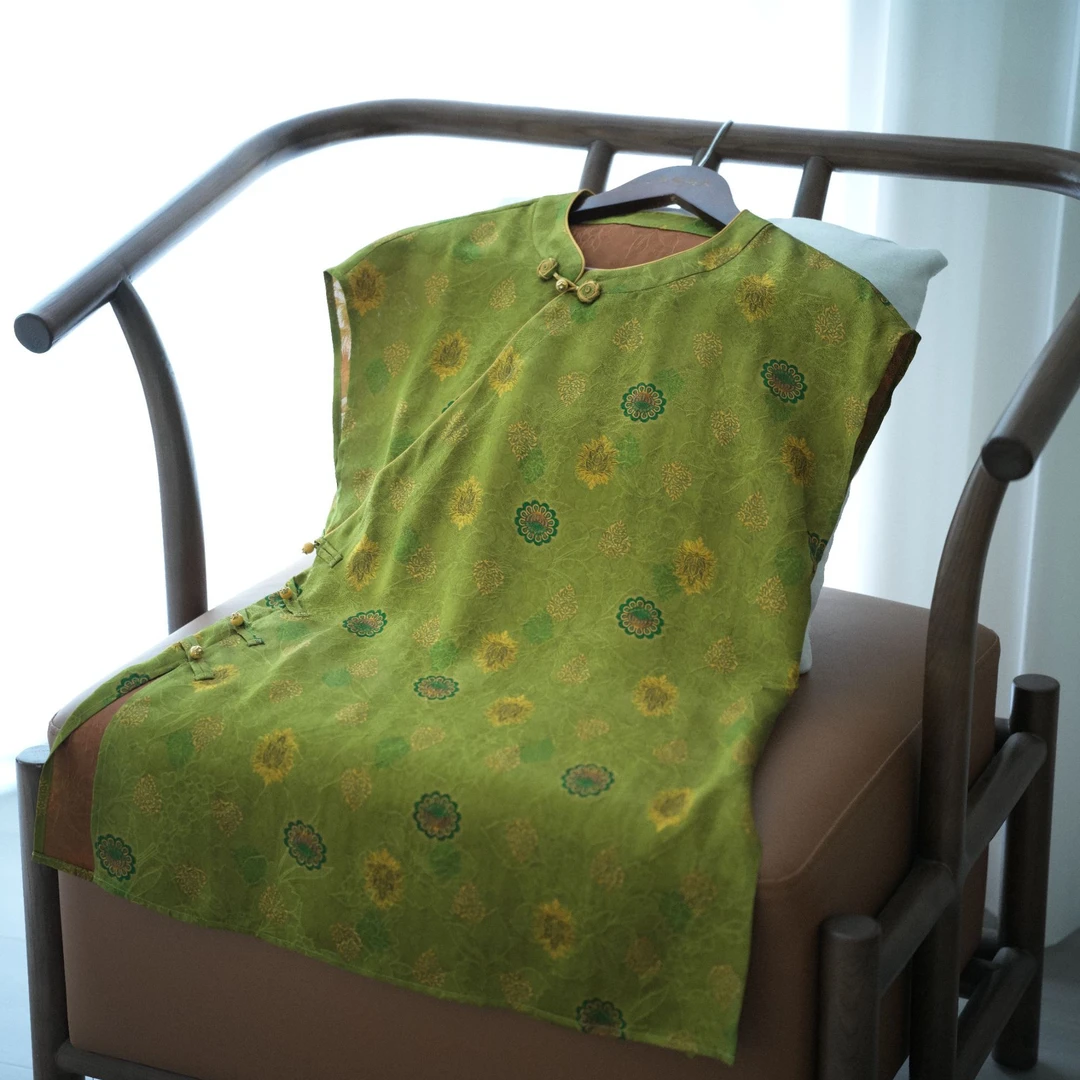 『稚子』新中式满分桑蚕丝国风短袖DHSC5351