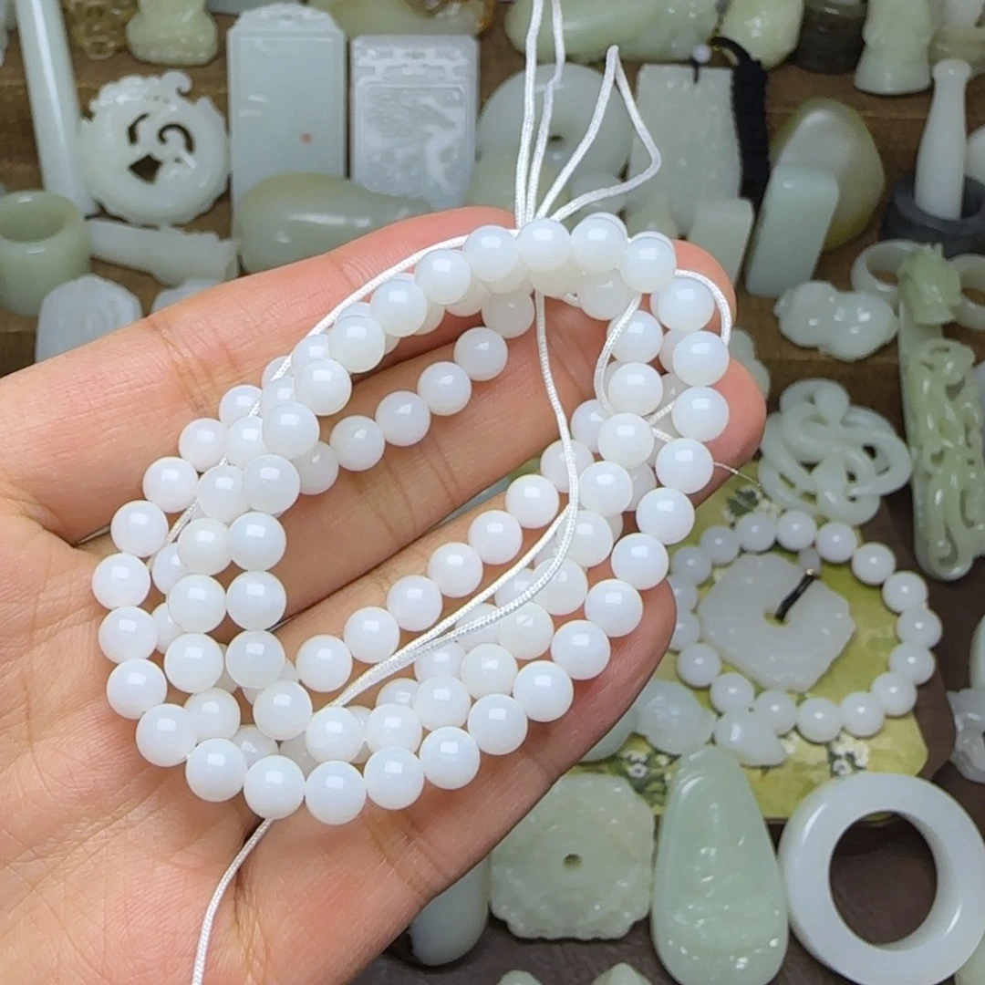 和田玉未镶嵌挂件卡6