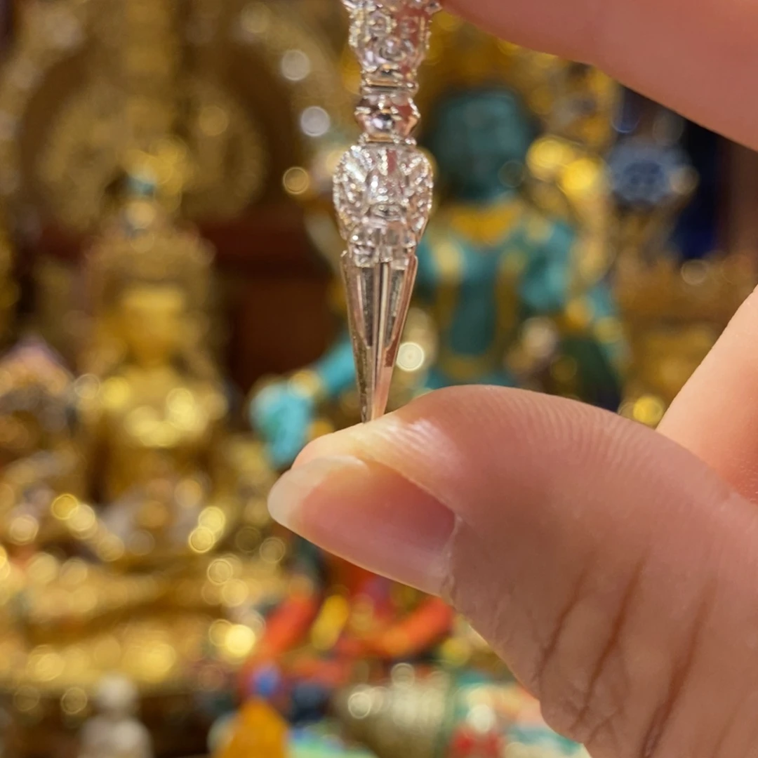 纯银 纯银 普巴金刚撅