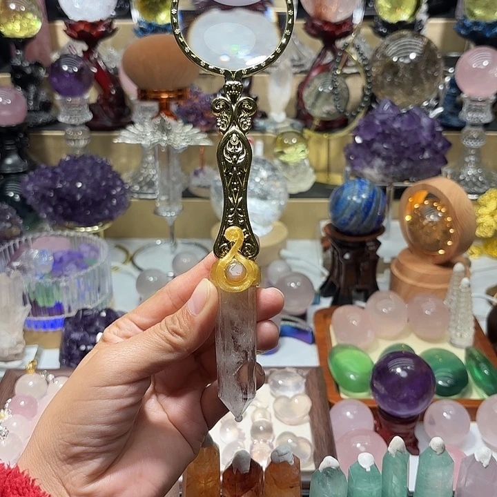 水晶未镶嵌珠宝半成品