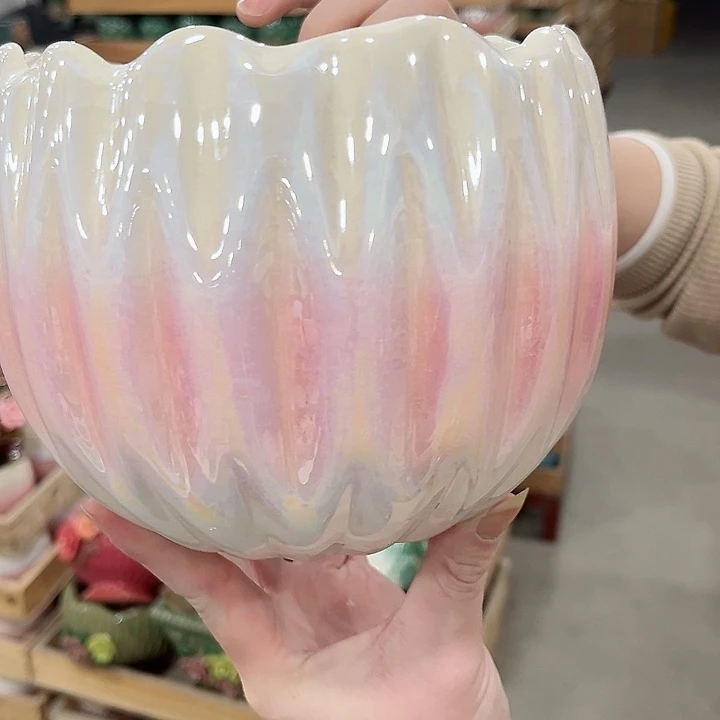 陶瓷陶瓷多肉植物花盆