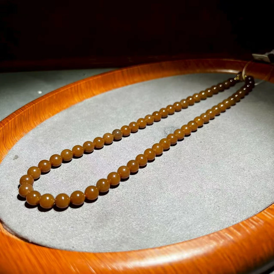 【张老斯珠宝】天然和田玉卡8项链lw008（多样性发货 拍一发一）