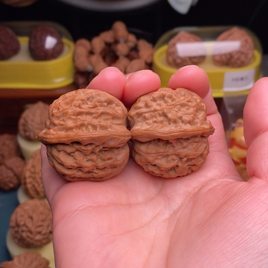 文玩核桃吊坠38龙脉元宝