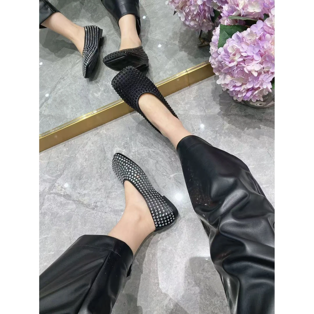 新款气质休闲百搭女士休闲瓢鞋A/DDW/739-90