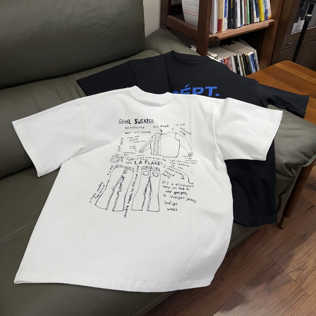 宽松【满背DEPT短袖】男女同款D28221