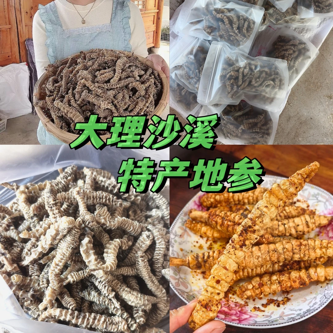 云南大理剑川高山地参子煲汤油炸佳