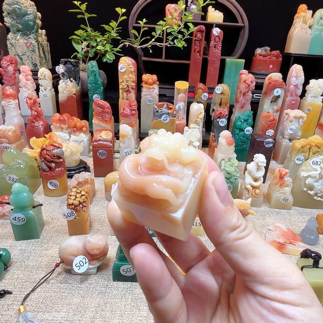 寿山石其他芙蓉龙墩子