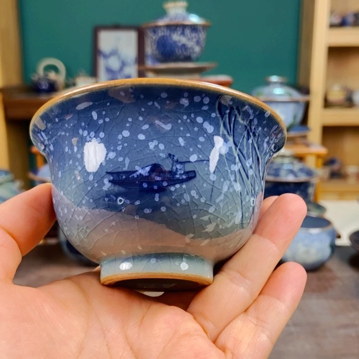 瓷片手工制作工艺精湛等