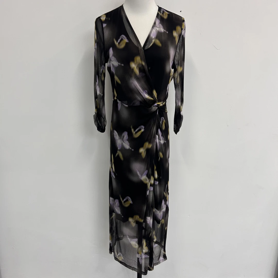 FG-115092高端系列轻奢新款高定针织桑蚕丝连衣裙