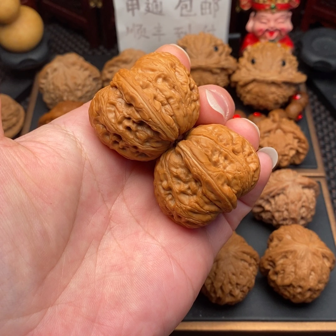 文玩核桃把件元宝40尺特价