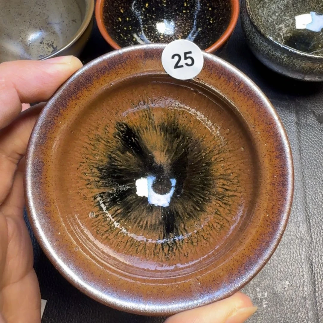 摆件古时茶器建窑建盏25